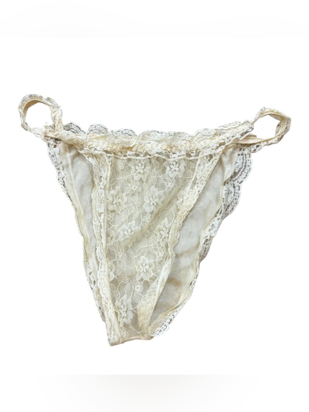 Pair of Ladies‎ Vintage Intimate Moments Brand Lace Panties Size 7